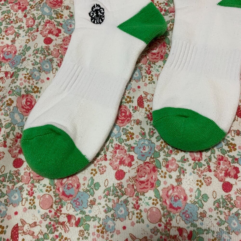 Chrome Hearts Green Lettering Socks - Picture 2 of 7